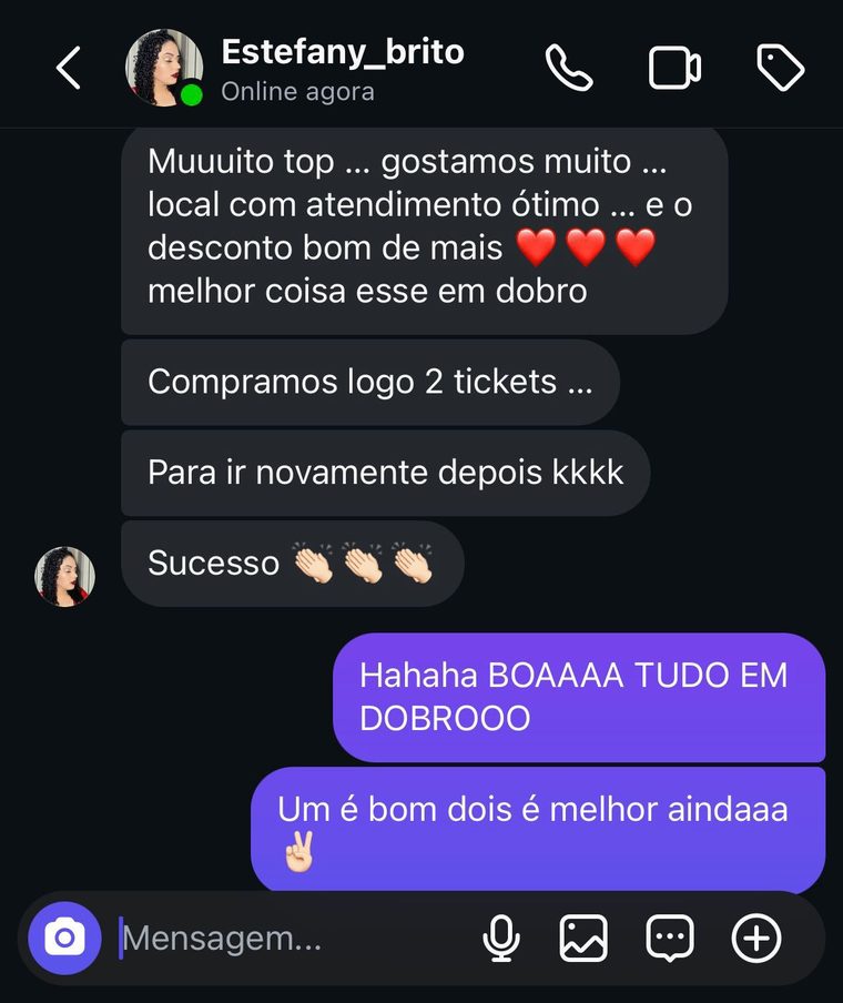 Depoimento de Estefany Brito — Natal em Dobro